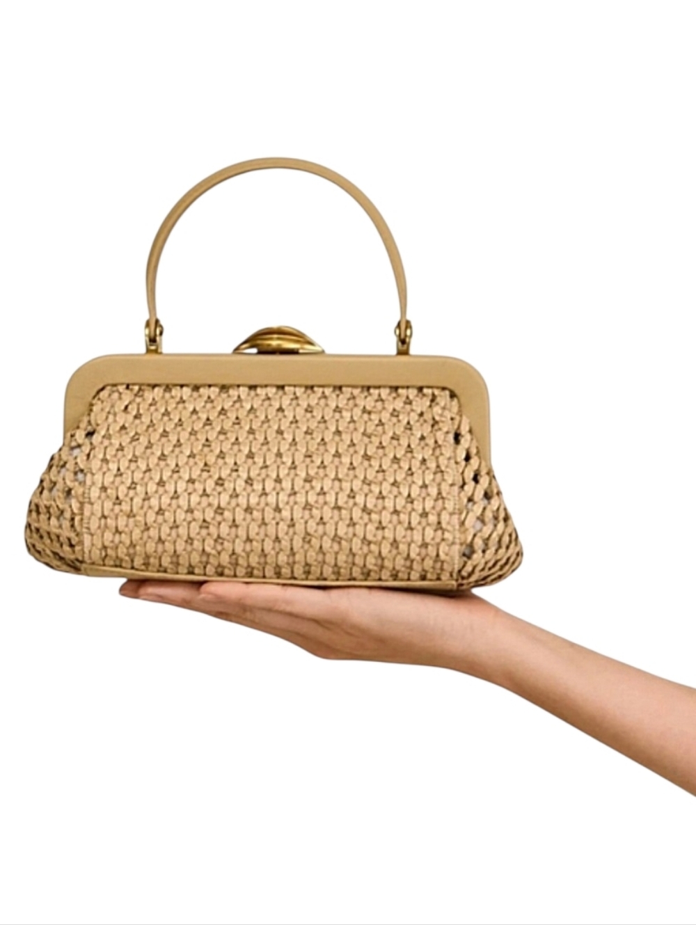 Cult Gaia Zuma Bohemian Crossbody Bag In Sand NWT - Picture 4 of 5